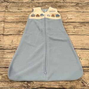 Halo Fleece Sleepsack in Blue Size Small 0-6 Months